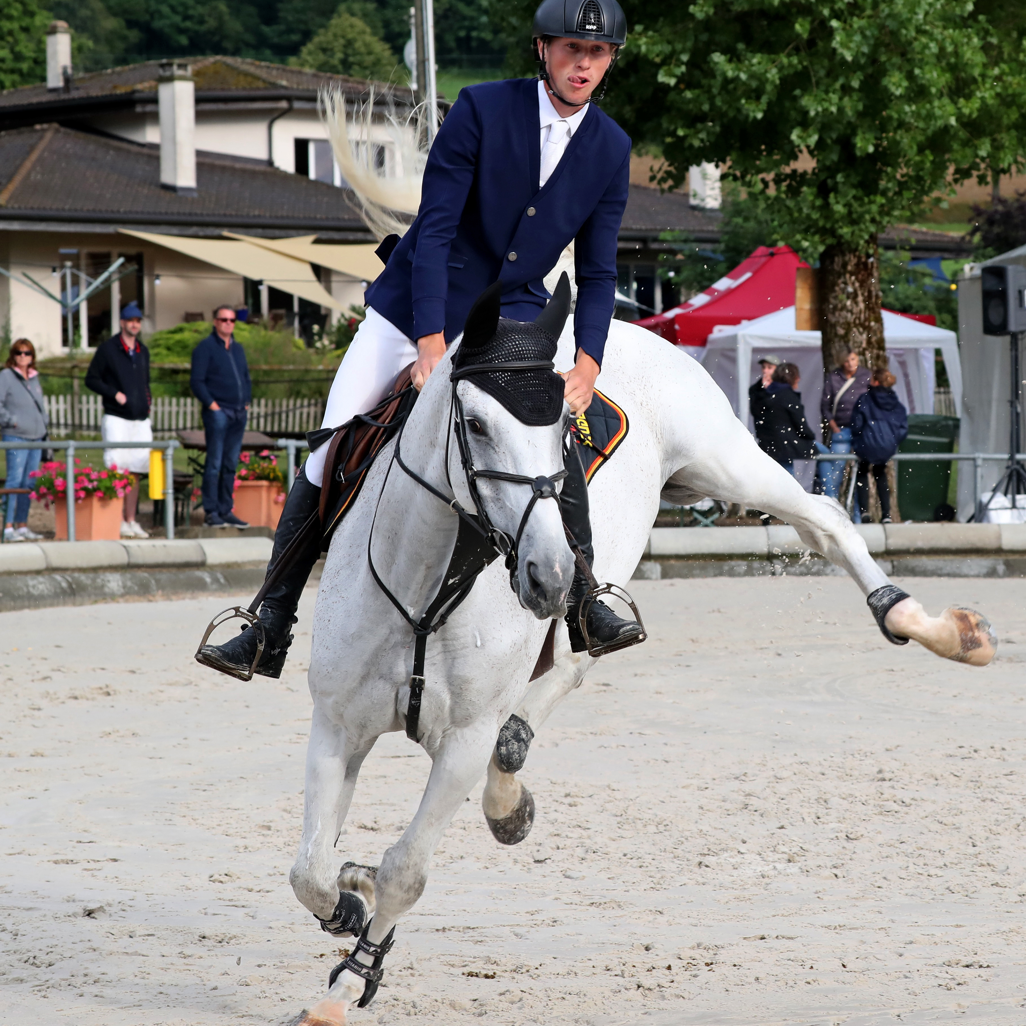Zambo et Nicolas en concours